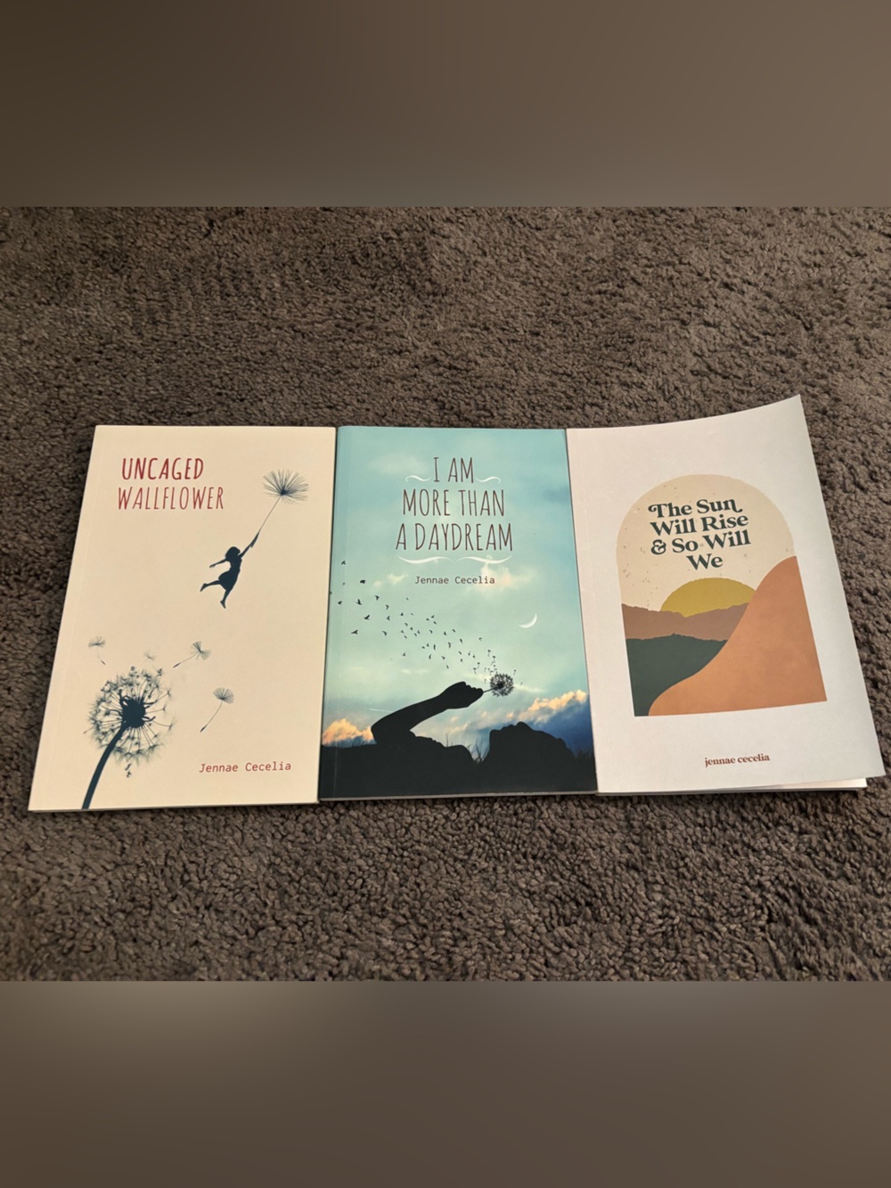 Lot of Three Poetry Books by Jennae Cecelia